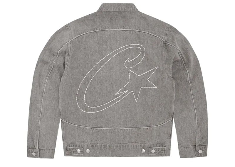 Corteiz C-Star Denim Trucker Jacket Grey – Court Order