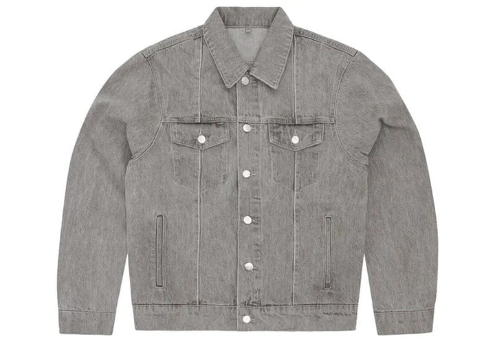 Corteiz C-Star Denim Trucker Jacket Grey – Court Order