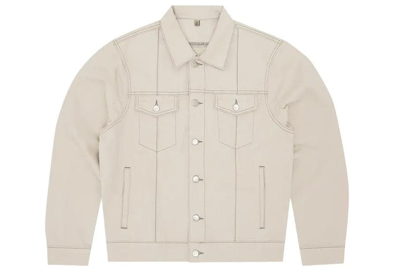 Corteiz Streetwear Corteiz C-Star Denim Trucker Jacket Natural