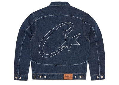 Corteiz streetwear Corteiz C-Star Stitch-Down Denim Jacket Dark Wash