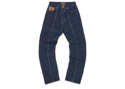 Corteiz streetwear Corteiz C-Star Stitch-Down Jeans Dark Wash