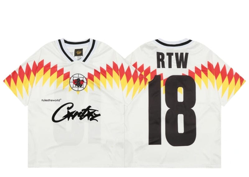 Corteiz Streetwear Corteiz Club RTW Football Jersey Tee White