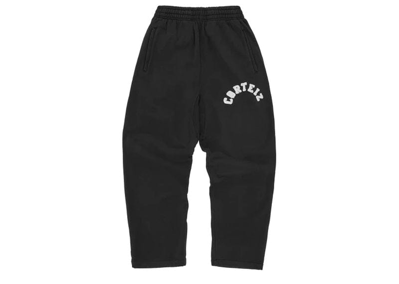 Corteiz Streetwear Corteiz Colly Arch Open Hem Pants Black