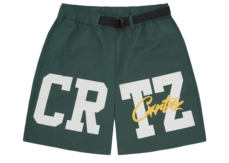 Corteiz Streetwear Corteiz CRTZ Nylon Shorts Green