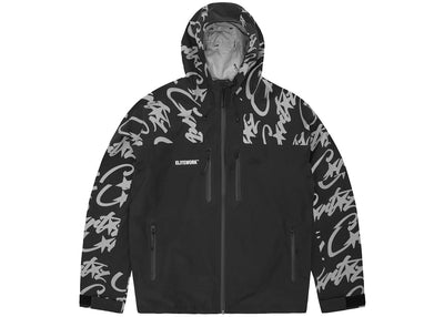 Corteiz streetwear Corteiz Elitework Shell Jacket Black