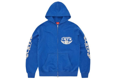 Corteiz streetwear Corteiz Gasolina Double Zip Hoodie Royal Blue