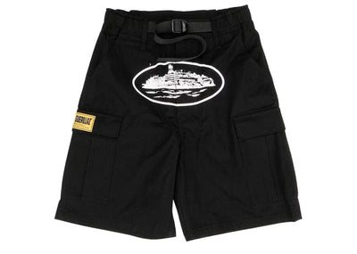 Corteiz streetwear Corteiz Guerillaz 2022* Cargo Shorts Black