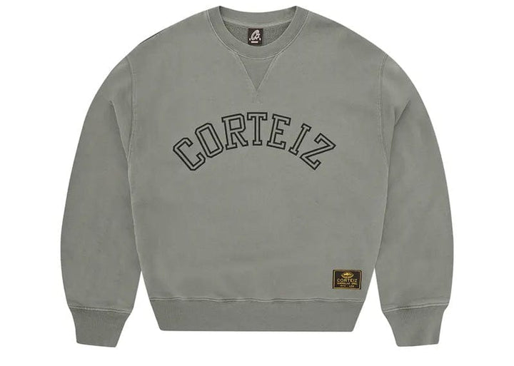 Corteiz Guerillaz Arch Crewneck Olive – Court Order