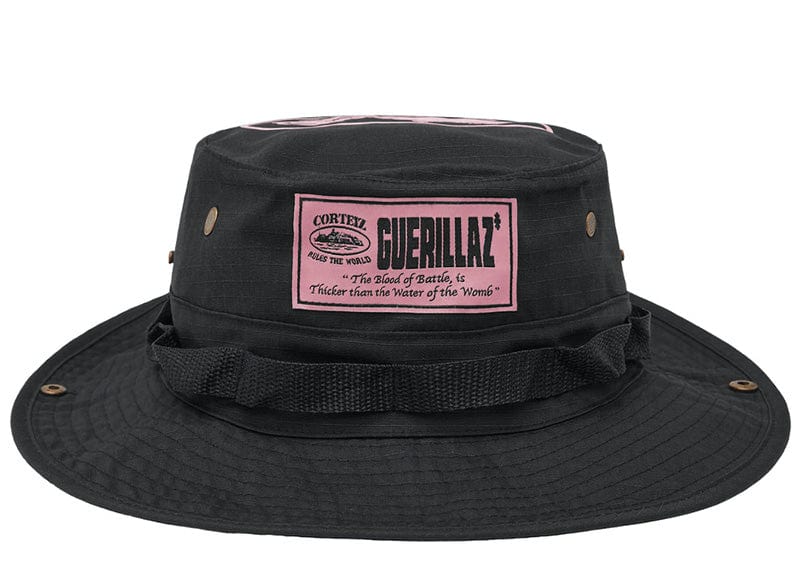 Corteiz Guerillaz Bucket Hat Black/Pink – Court Order