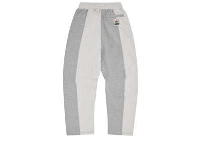Corteiz streetwear Corteiz HMP Contrast Panel Open Hem Sweatpant Heather Grey