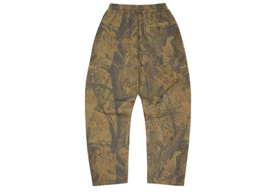 Corteiz streetwear Corteiz Island Puff Print Open Hem Sweatpant Forest Camo