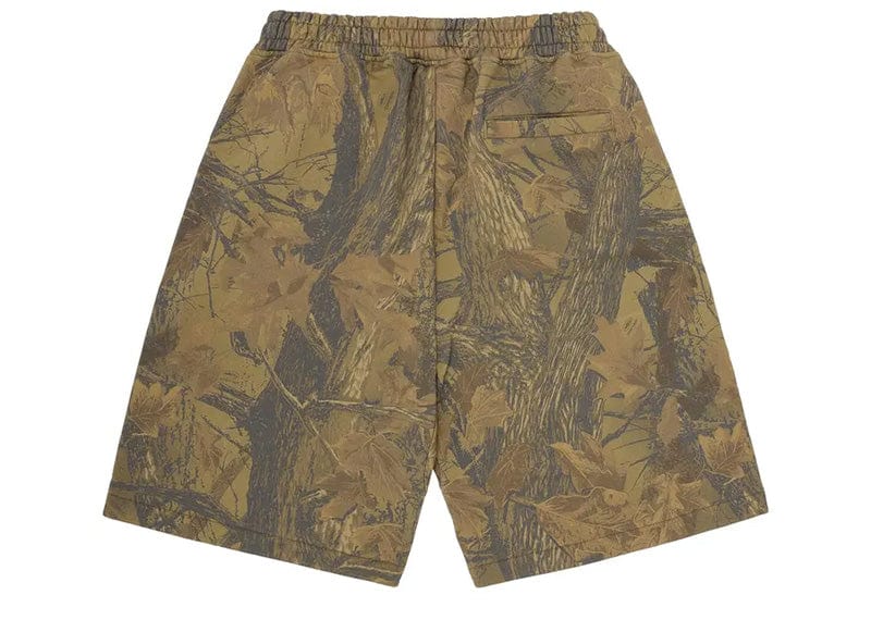 Corteiz Island Puff Print Sweatshort Forest Camo – Court Order