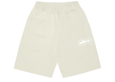Corteiz Streetwear Corteiz Island Puff Print Sweatshort Off White