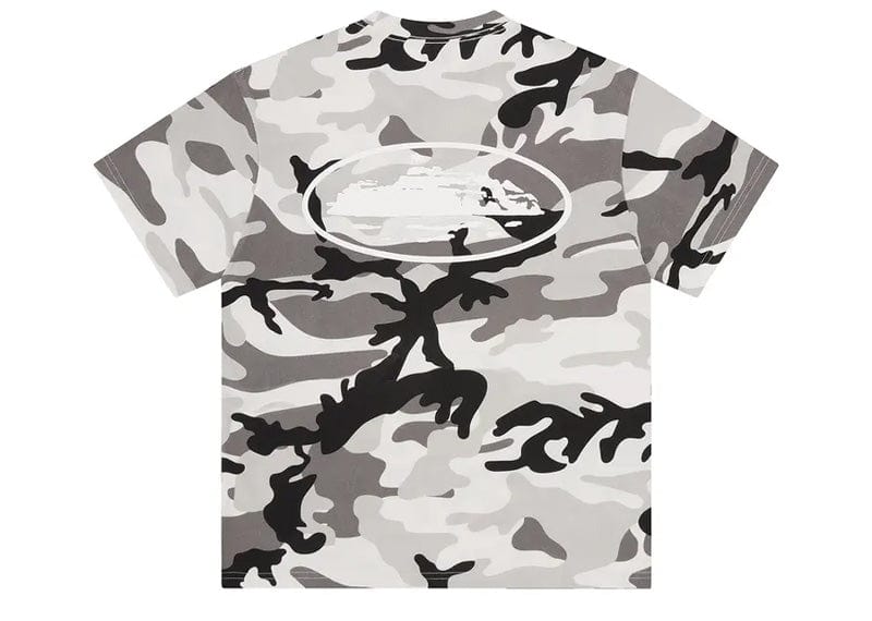 Corteiz Island Puff Print Tee Arctic Camo – Court Order