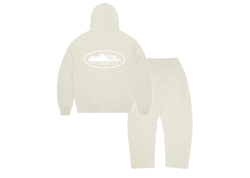Corteiz Streetwear Corteiz Island Puff Print Tracksuit Off White