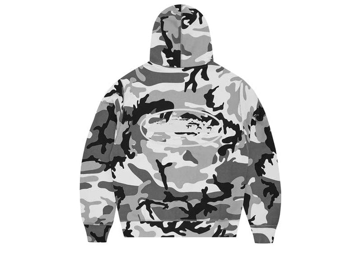 Corteiz Island Puff Print Zip Hoodie Arctic Camo – Court Order