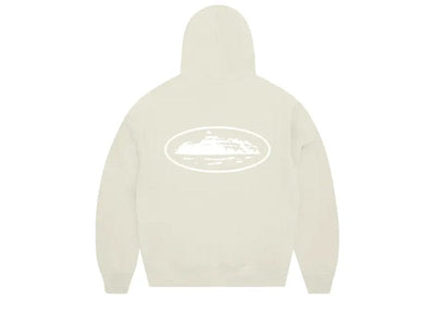Corteiz Streetwear Corteiz Island Puff Print Zip Hoodie Off White