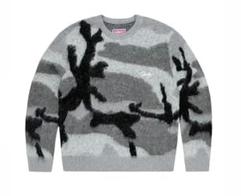 Corteiz Streetwear Corteiz Mohair Knit Sweater Camo