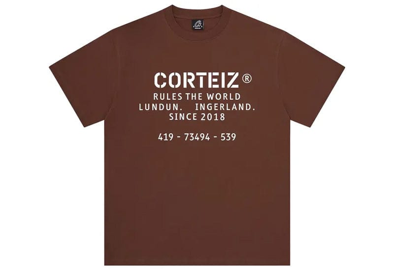 Corteiz Streetwear Corteiz OG Stencil Tee Brown