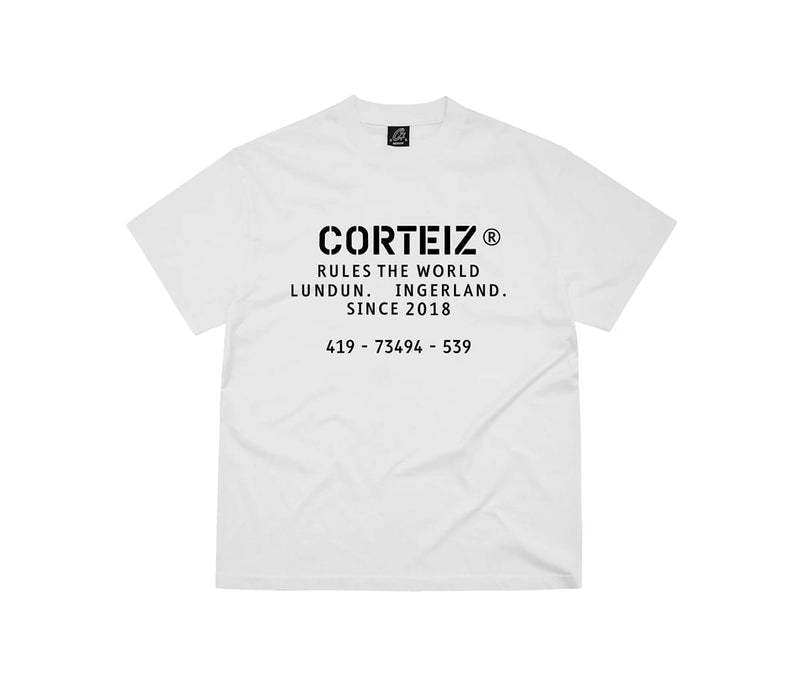 Corteiz Streetwear Corteiz OG Stencil Tee White