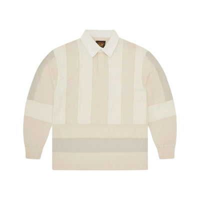 Corteiz Streetwear Corteiz Panel Stripes Rugby Shirt Cream