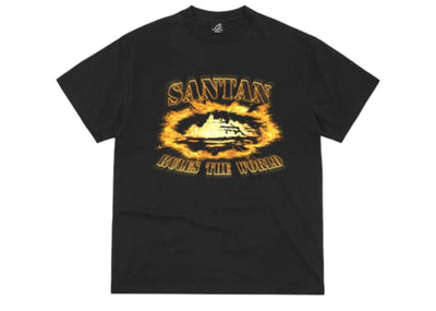 Corteiz streetwear Corteiz Santan Alcatraz Tee Black/Orange Flame