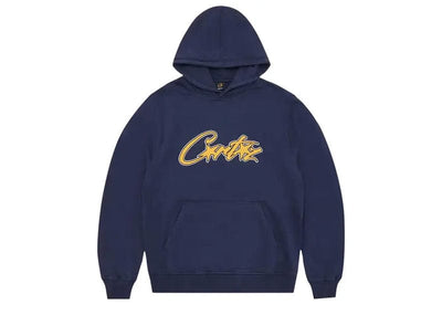 Corteiz streetwear Corteiz Satin Applique Allstarz Hoodie Navy