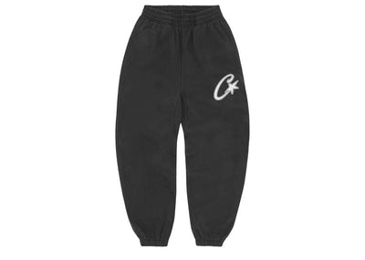 Corteiz Streetwear Corteiz Satin C Star Appliqué Bottoms Black