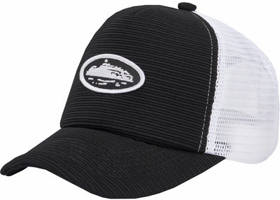 Corteiz streetwear Corteiz Short Peak Trucker Black