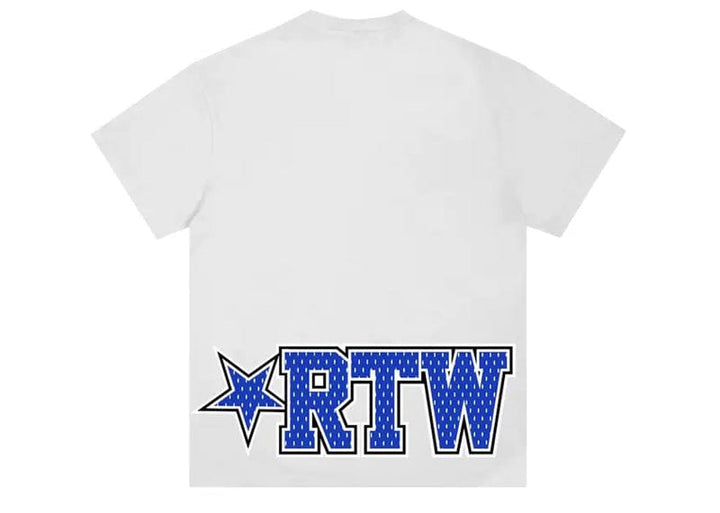 Corteiz Star Mesh Tee White/Blue – Court Order