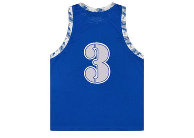 Corteiz Streetwear Corteiz Stencil Camo Bball Jersey Blue