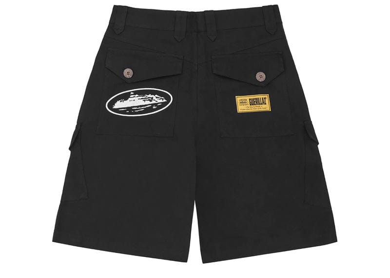 Corteiz streetwear Corteiz Storm Cargo Shorts Black