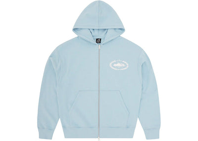 Corteiz streetwear Corteiz Superior Royale Zip Hoodie Baby Blue