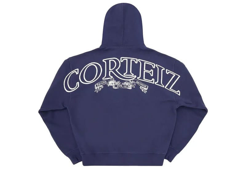 Corteiz Superior Royale Zip Hoodie Navy – Court Order