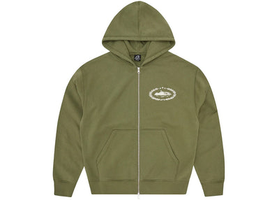 Corteiz streetwear Corteiz Superior Royale Zip Hoodie Olive