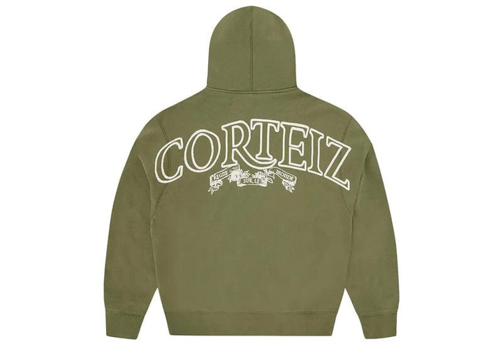 Corteiz Superior Royale Zip Hoodie Olive – Court Order