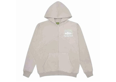 Corteiz streetwear Corteiz Superior V2 Zip-Up Hoodie Stone Grey