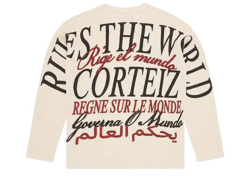 Corteiz Streetwear Corteiz Worldwide Waffle Thermal Cream