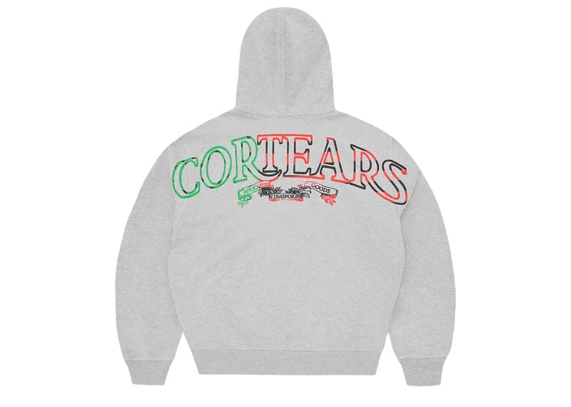 Corteiz x Denim Tears Cortears Royale Zip Hoodie Heather Grey