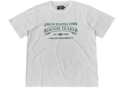Corteiz streetwear Corteiz x Denim Tears Logo Tee White