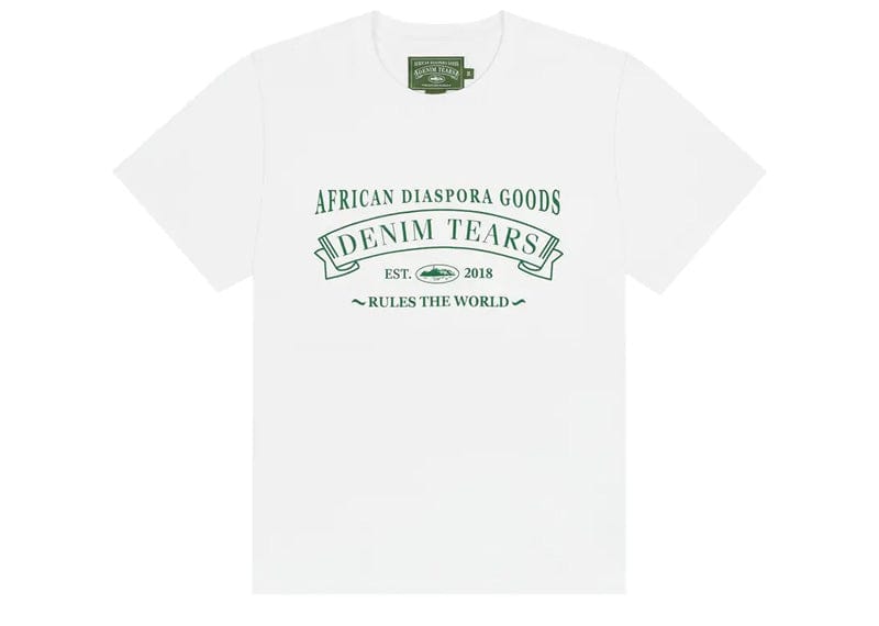Corteiz streetwear Corteiz x Denim Tears Logo Tee White