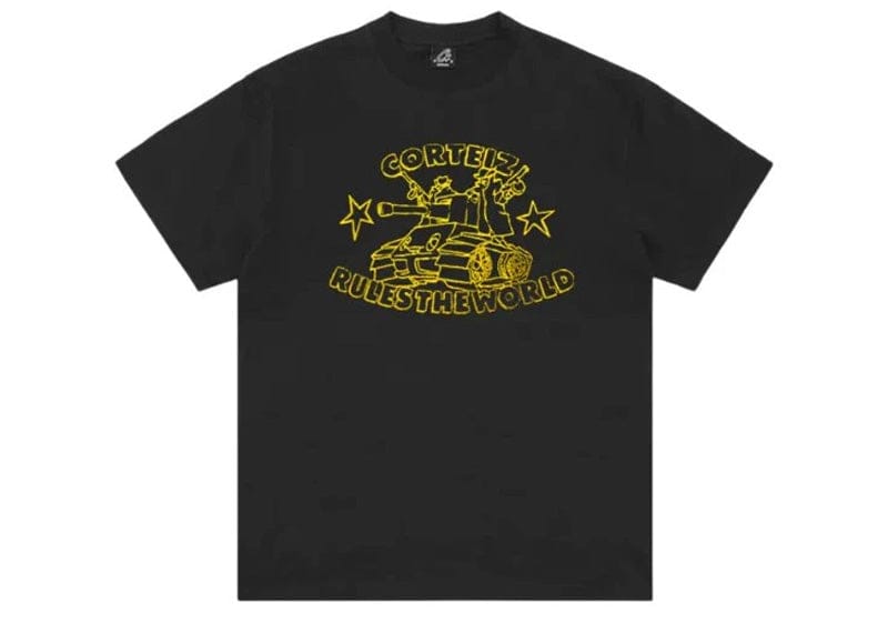 Corteiz Streetwear Corteiz x Meekz Rules The World Tank Tee Black