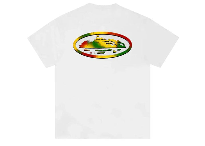 Corteiz Sunset Tee White – Court Order