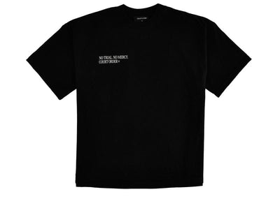 Court Order Streetwear Court Order Street Justice T-Shirt Black