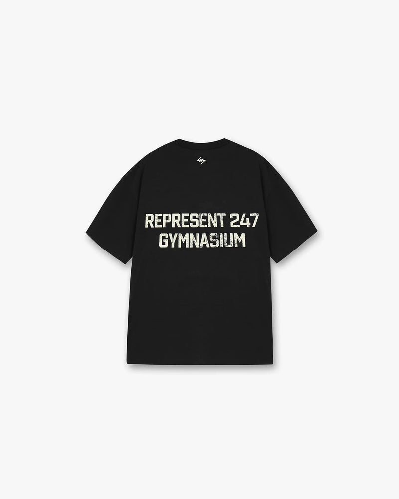 Represent 247 Gymnasium T-Shirt Off-Black