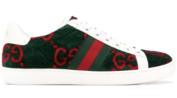 Gucci Ace GG Terry Cloth Blue Red Green