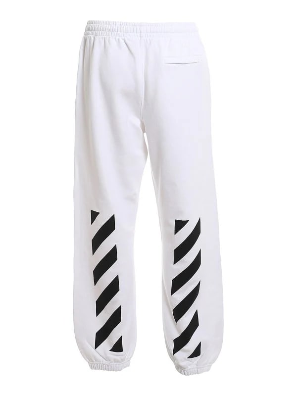 Off-White Diag Stripe Track Pants White