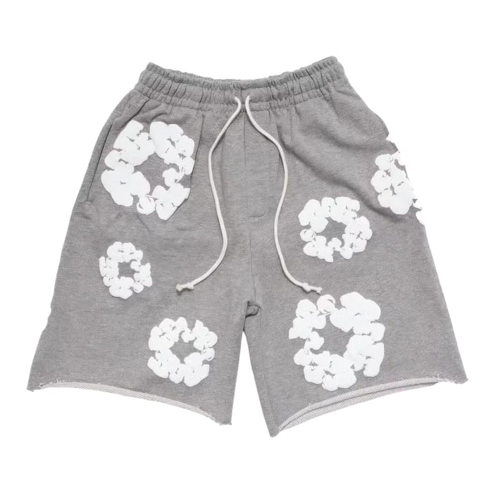 Denim Tears The Cotton Wreath Shorts Dark Grey