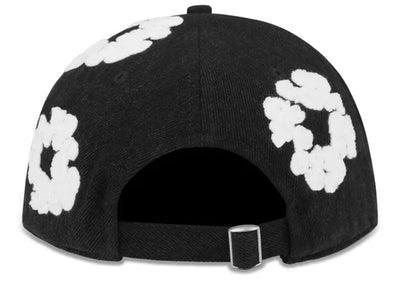 Denim Tears Streetwear Denim Cotton Wreath Cap Black