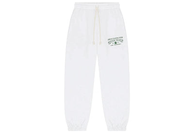 Denim Tears Streetwear Denim Tears ADG White Sweatpants Green Print